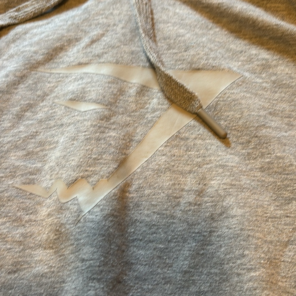 Gymshark Grey Cropped Hoodie Size Small - Picture 2 of 5
